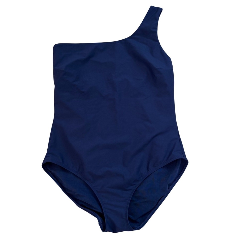 Stylest One-Shoulder Navy One-Piece Swimsuit- like new - Picture 3 of 9
